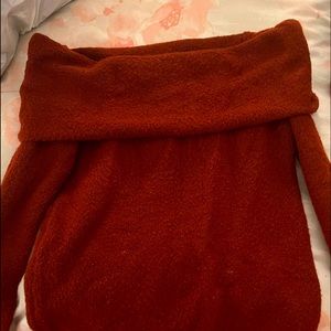 Off the shoulder sweater